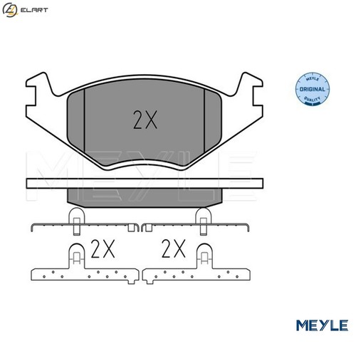 Brake pad set - set, disc