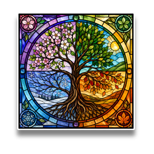 Four seasons tree life - four,