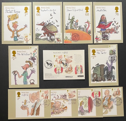 2012 roald dahl - dahl, cards