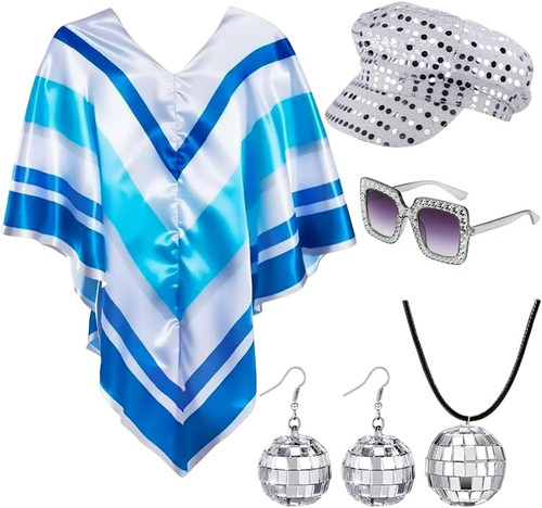 Abba fancy dress costume - dress, 5