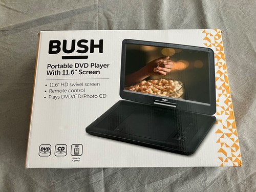 Bush portable black dvd player - portable,