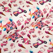 Bright Pink Summer Print