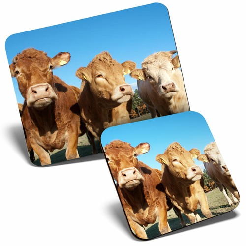 Mouse mat coaster set - &,