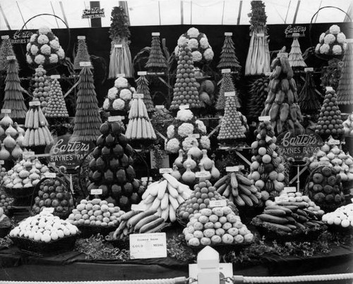 Carters vegetable display