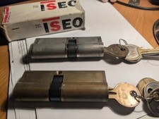 Iseo  patio door Silver or brass Euro Cylinder Lock for one