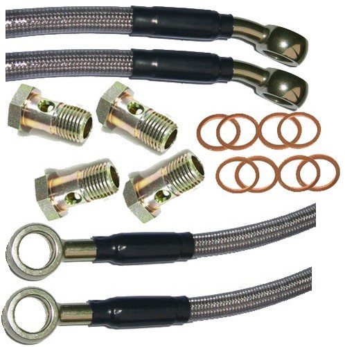 Front rear brake - &, hose