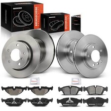 Brake Discs & Brake Pads Front and Rear for BMW 3 Series E36 E46	323i 318i	316i