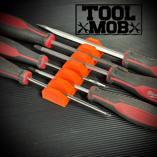 Magnetic screwdriver organiser - magnetic,