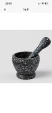 Resin mortar and pestle - mortar, set
