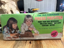 the old fashion press printer