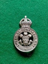 Police Cheshire Constabulary Obsolete Cap Badge