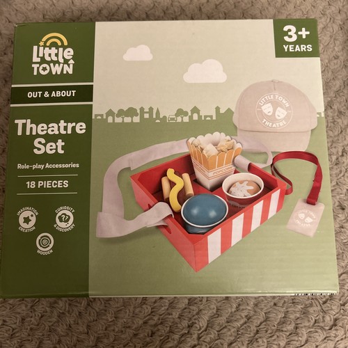 Wooden little town theatre - little,
