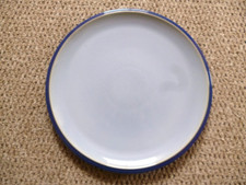 2 X DENBY JET BLUE  PATTERN  DINNER PLATES 27 CM
