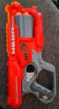 Nerf Mega Cycloneshock Soft Dart Gun With 6 Soft Darts