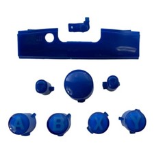 Navy Blue Xbox 360 Controller Repair Replacement Custom Button Accessory Mod Kit