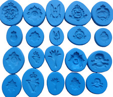 BULK: 20pcs Military Style Badge Silicon Craft Moulds 15&30mm (MB2) Army Soldier