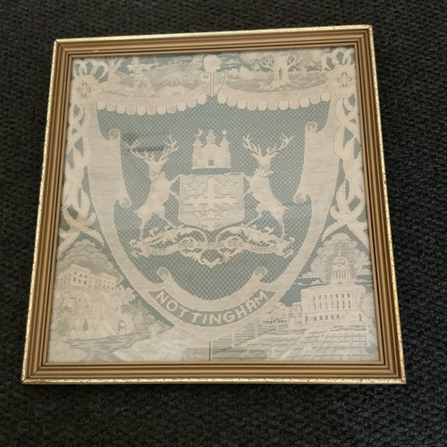 Vintage framed nottingham - nottingham, lace