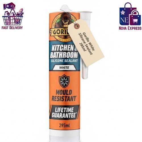 Gorilla white silicone - white, sealant