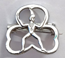 Girl Guides Trefoil Metal Pin