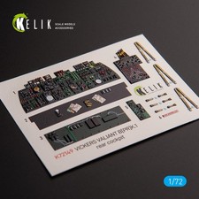 3D Decals (for Vickers Valiant B(PR)K.1 rear cockpit Airfix) 1:72 KeliK K72149