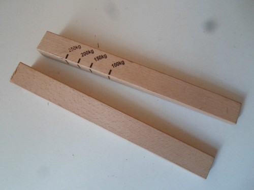 32cm long hardwood - 12, 1/2"