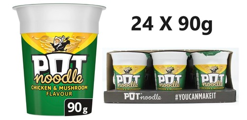 Pot noodle chicken mushroom - chicken,