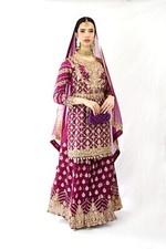 Readymade Lehenga lehnga Indian Wedding Nikkah Mehandi bridal dress 3pc outfit