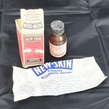 VINTAGE / ANTIQUE NEW SKIN PROTECTIVE COATING FOR SKIN INJURIES 