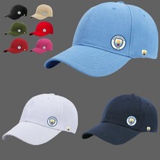Man City Adjustable Baseball Cap Available in A Selection Of Classic Colours