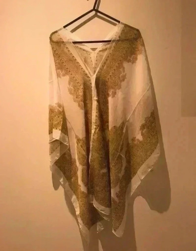 Indian chiffon shawl - indian, styled