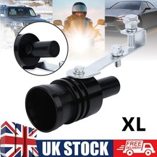 Universal Black Exhaust Pipe Roar Maker Turbo Sound Whistle Simulator Muffler