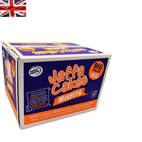 Jaffa cake misfits 1kg box - jaffa,