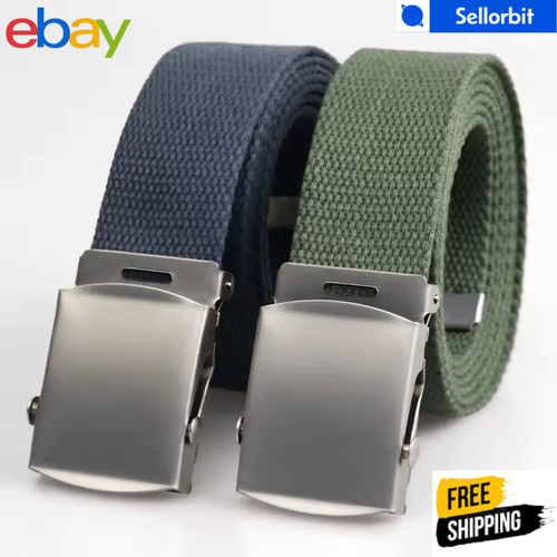 Mens canvas belt waist - mens,