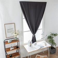 1PC Curtain Aoresac Home Simple Solid Color Blackout Double Sided Curtain