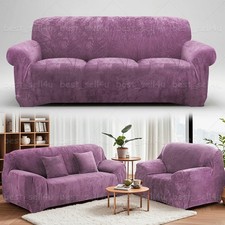 Plush Elastic Sofa Slip Cover