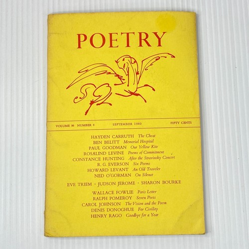 Poetry sept 1960 carruth - poetry,