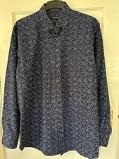 New Seidensticker navy shirt