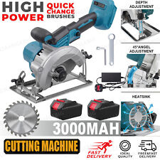 For Makita 18v Brushless 125mm Circular Saw Cordless Start Electric Wood Cutter