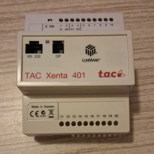 Tac xenta 401 - v3, controller