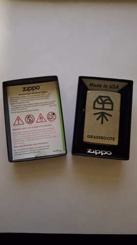 Zippo lighter grassroots - -, new