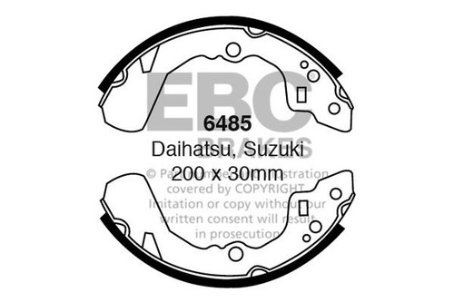 Ebc 6485 brake - shoe, set