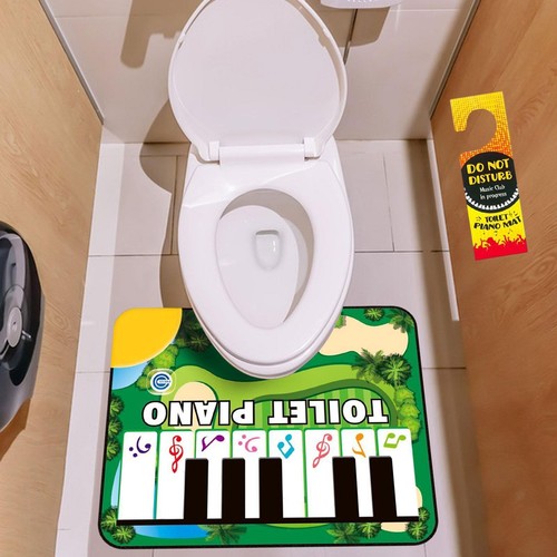 Toilet piano mat electronic - toilet,