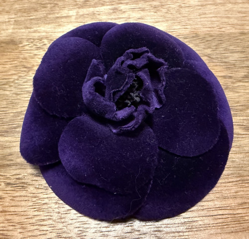 Authentic chanel purple velvet - authentic,