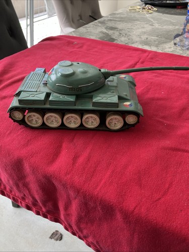 1960s 70s tinplate toy tank - 1960s/70s,