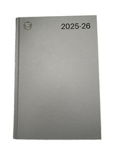 Midyear Diary 2025-2026 | Grey Day a Page | Academic Planner | Design Group