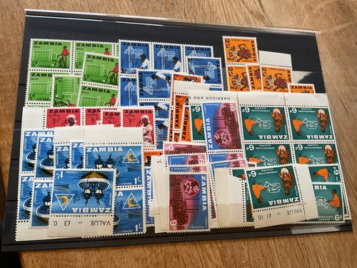 Zambia mint never hinged