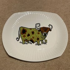 Vintage 1970s Beefeater Bull Steak Plate English Ironstone Steak & Grill