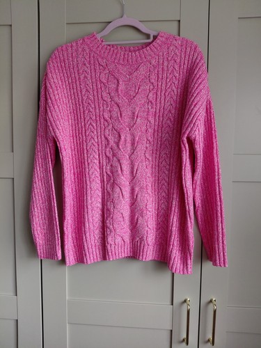Hot pink sweater jumper size - sweater, m