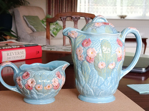 Melba ware art deco coffee - deco, pot