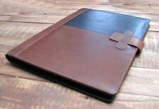 Real Leather A4 folder Organiser diary notebook holder option to Personalise B&T